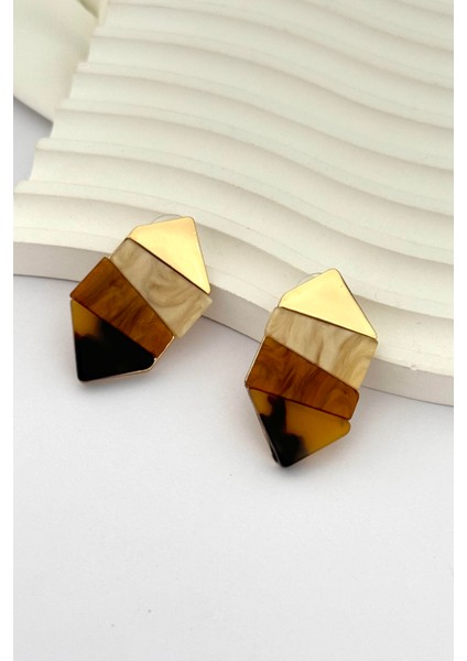 Penta Brown Küpe
