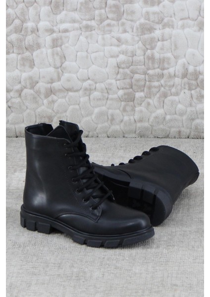 5285 Rahat Fermuarlı Bağçıklı Kaymaz Taban Sıcak Astar Kadın Bot indirimleri