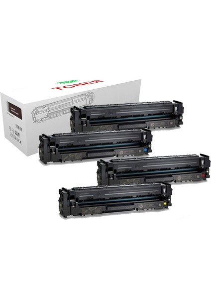 Hp 207A/ Hp W2210A Laserjet Pro Mfp M283CDW Muadil Toner Chipsiz 1 Set 4 Renk