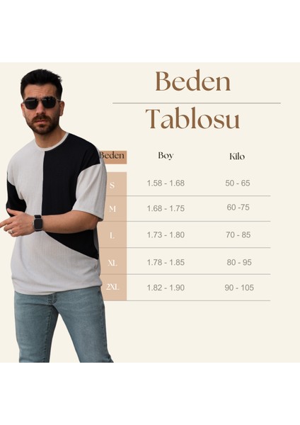 Tişört Erkek Parçalı Desen Regular Fit Bisiklet Yaka Bürümcük Tshirt Erkek T-Shirt fiyatları