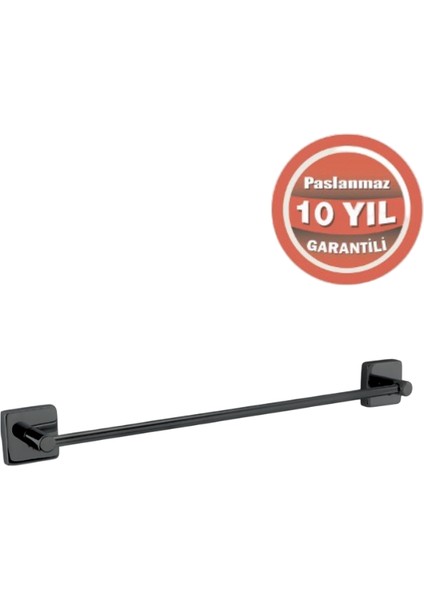 Paslanmaz Pirinç Vizyon Uzun Havluluk 50CM Mat Siyah modelleri