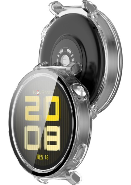 Huawei Watch Gt5 41MM ile Uyumlu Ekran Koruyucu Cam ve Kasa Koruyucu Kılıf Sert Polikarbon fırsatları