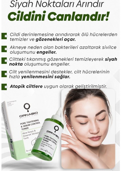 Pore Tıghtening&Sebum control Salisilik Tonik 200 ml modelleri