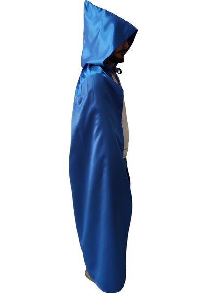 Mavi Renkli Kapüşonlu Pelerin fiyatları