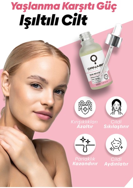 Anti Aging Bakım Serumu %5 Niacinamide %1 Retinol Kolajen