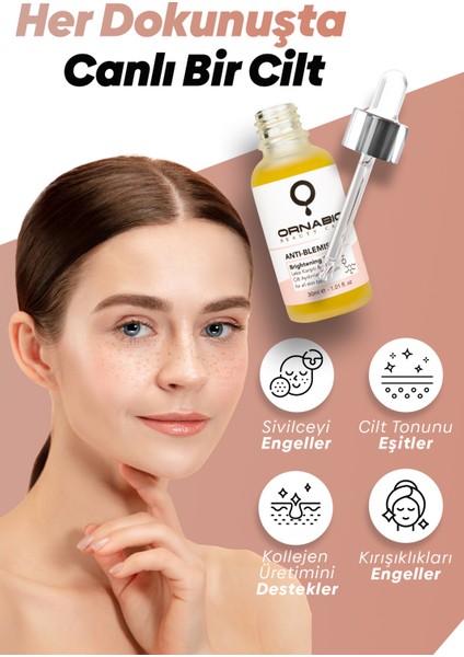 Anti-Blemish Bakım Serumu - Vitamin C Aha-Bha - Alpha - Arbutin Retinol