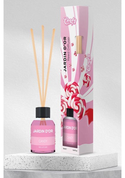 Candy Reed Diffuser 50 ml - Şeker Çubuklu Oda Kokusu