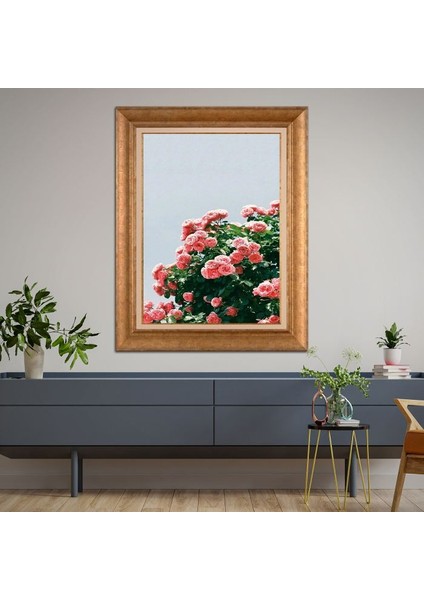 Altın Çerçeveli Paspartulu Tablo KL1213