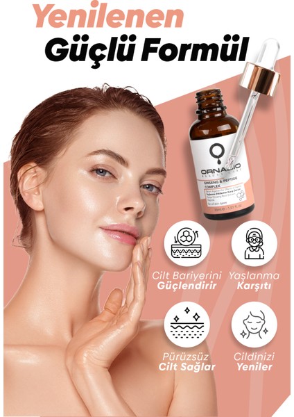 Gınseng & Peptıde Yaşlanma Etkilerine Karşı Serum