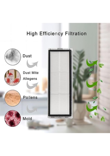 Xiaomi Vacuum Mop Pro 2 ,vaccum Mop 1c,vacuum Mop 2c (STYTJ01ZHM-STYTJ02ZHM-STYTJ03ZHM)UYUMLU Yedek Parça Seti-Siyah modelleri