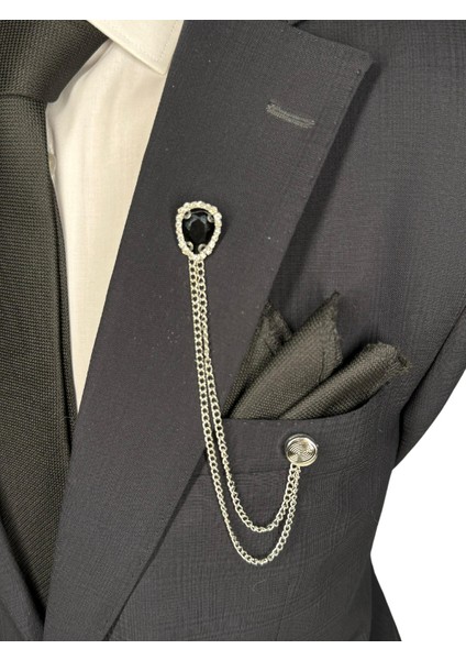 Damat & Sağdıç Ceket Yaka Zinciri