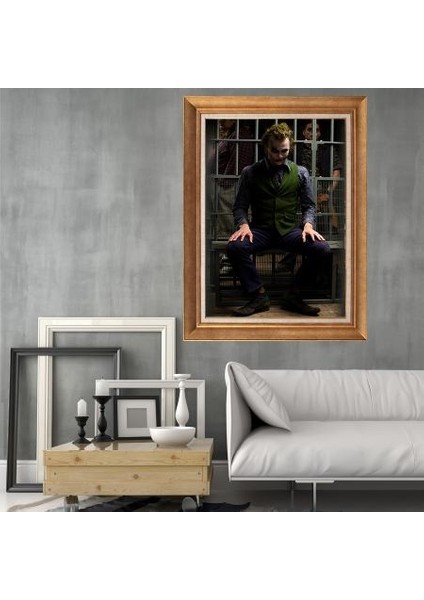 Altın Çerçeveli Paspartulu Tablo KL2738