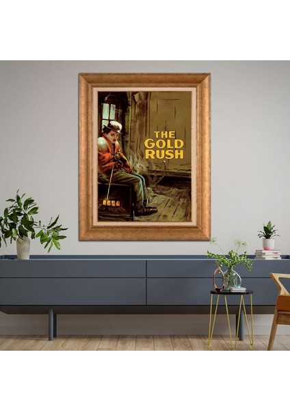 Altın Çerçeveli Paspartulu Tablo KL1029