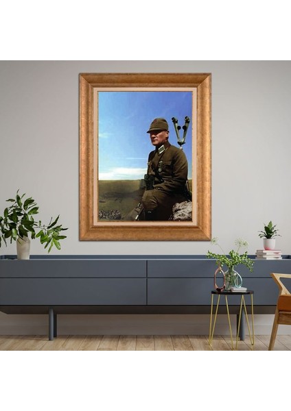 Altın Çerçeveli Paspartulu Tablo KL3334