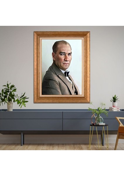 Altın Çerçeveli Paspartulu Tablo KL3223