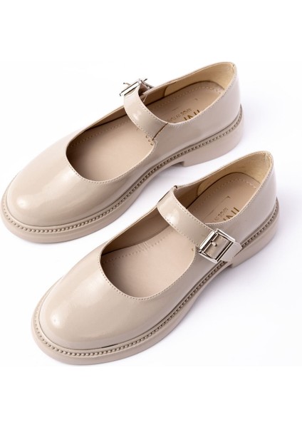 YSN-4444 Bej Rugan Günlük Bayan Ayakkabı modelleri
