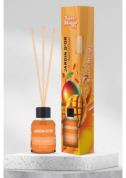 Sweet Mango Reed Diffuser 50 ml - Tatlı Mango Çubuklu Oda Kokusu