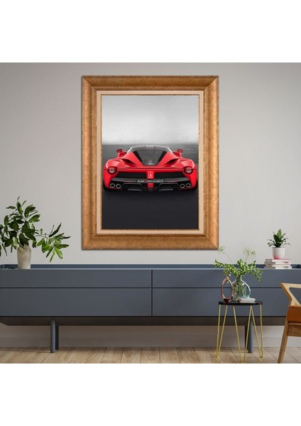 Altın Çerçeveli Paspartulu Tablo KL2288