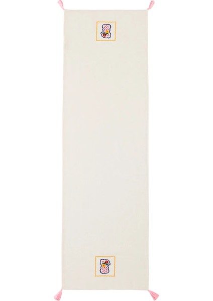 Lcw Home Çiçek Nakışlı Püsküllü Runner 45 x 150 cm