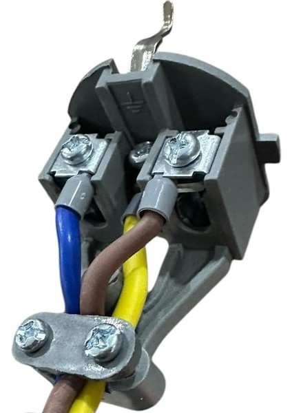 3x1,5 mm Cca Ttr Tekli Beyaz Renk Topraklı Kauçuk Seyyar Elektrik Kablosu