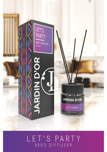 Let's Party Reed Diffuser 120 ml - Çubuklu Oda Kokusu