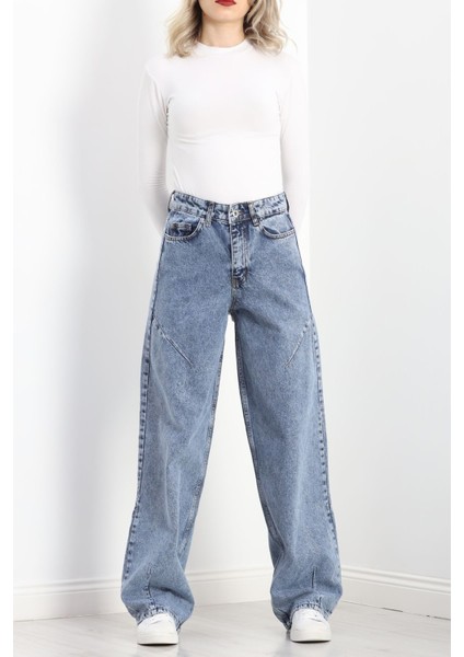 Baggy Jean Kot Pantolon Mavi - 20891.1184.