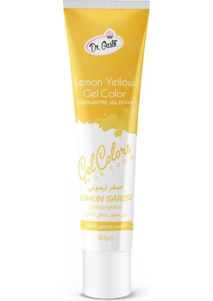 Jel Boya (Tüp) 50GR Limon Sarı