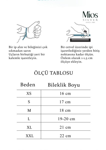 5mm Kare Kral 925 Ayar Gümüş Bileklik