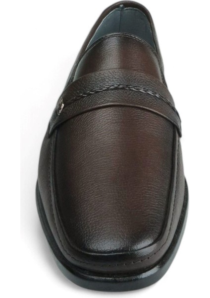 DRT62425 Hakiki Ince Kaymaz Taban Klasik Erkek Ayakkabısı Siyah fırsatları