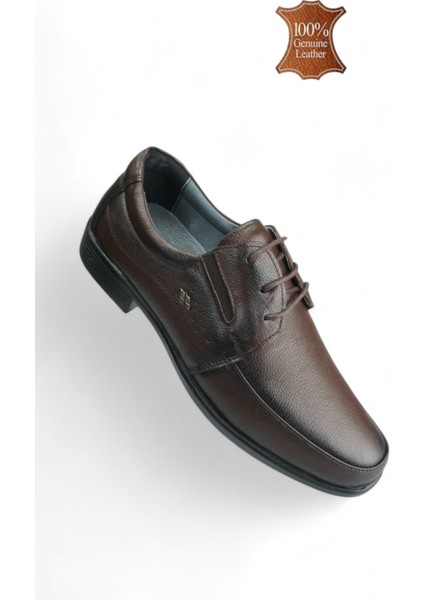 DRT62425 Hakiki Ince Kaymaz Taban Klasik Erkek Ayakkabısı Siyah