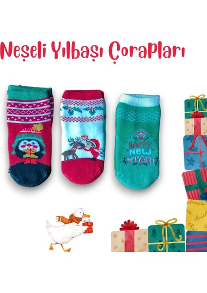 - Yılbaşı Çorap Küresi – (Penguen, Geyik & Çocuk, Çam Ağacı Temalı) – Yeni Doğan Bebek (0-6 Ay) fiyatları