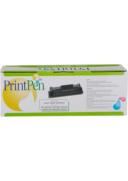 Q2612A (12A) & Can. CRG-703 Muadil Toner