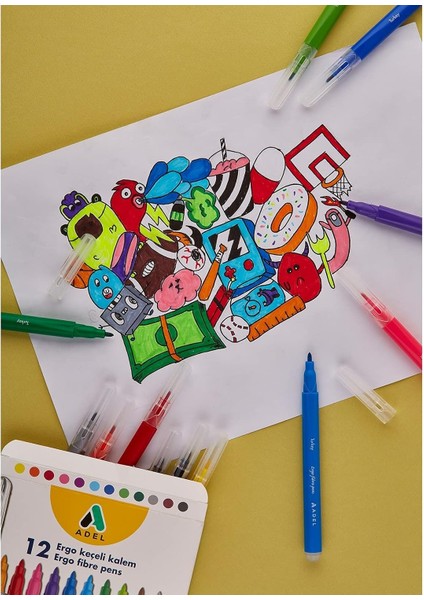 Ergo Keçeli Kalem, 12 Renk modelleri