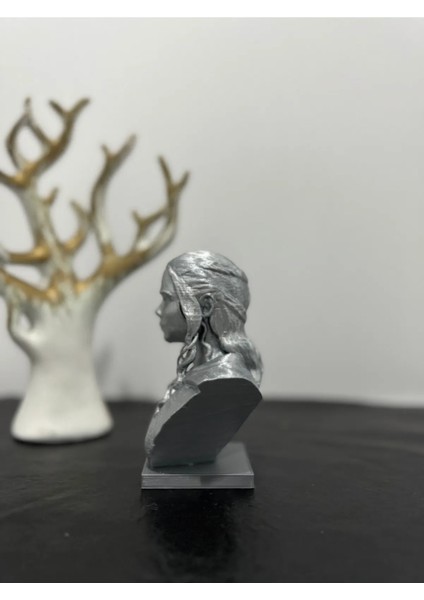 Khaleesi Daenerys Targaryen Büst Figür 11CM Gümüş - Game Of Thrones modelleri