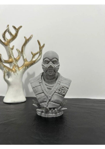 Sub-Zero Büst Figür 12,5cm Gri - Mortal Kombat