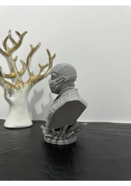 Sub-Zero Büst Figür 12,5cm Gri - Mortal Kombat