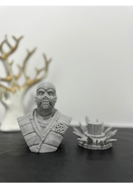 Sub-Zero Büst Figür 12,5cm Gri - Mortal Kombat