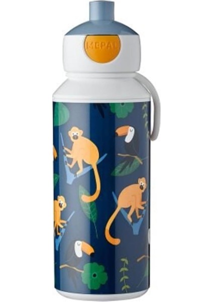 Mepal Pop-Up Campus Içecek Şişesi, 400 Ml, Jungle, Mepal, Yeşil (Jungle)