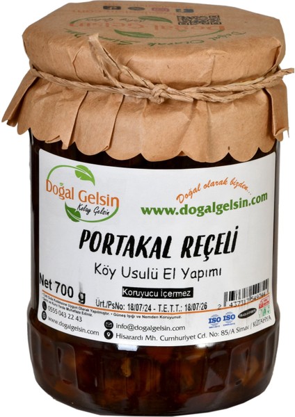 Portakal Reçeli - 700 gr