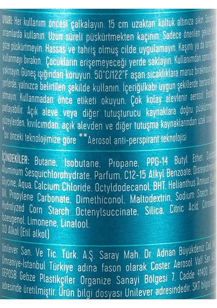 Men Erkek Sprey Deodorant Invisible Ocean Deep 72 Saat Kesintisiz Üstün Koruma 150 ml fırsatları