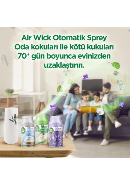 Air Wick Freshmatic Otomatik Sprey & Lavanta Yedek Sprey Oda Kokusu Kiti modelleri