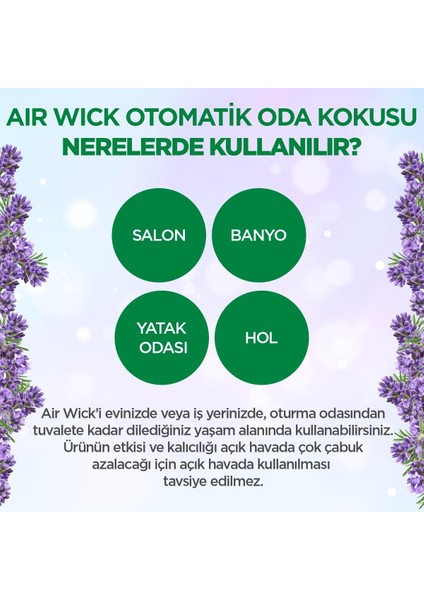 Air Wick Freshmatic Otomatik Sprey & Lavanta Yedek Sprey Oda Kokusu Kiti indirimleri