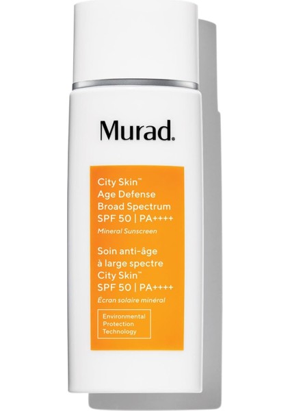 City Skin Age Defense Spf 50 - Anti-Aging Etkili Mineralli Gündüz Bakımı Kremi (50 Ml)
