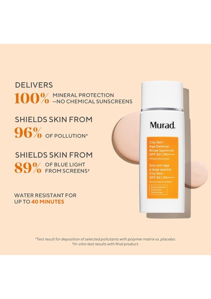 City Skin Age Defense Spf 50 - Anti-Aging Etkili Mineralli Gündüz Bakımı Kremi (50 Ml) modelleri