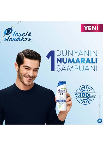 Head & Shoulders Şampuan Ekstra Hacim Kepeğe Karşı Etkili, 330 ml