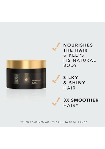 Wella Professionals Seb Dark Oil Mask 150ml