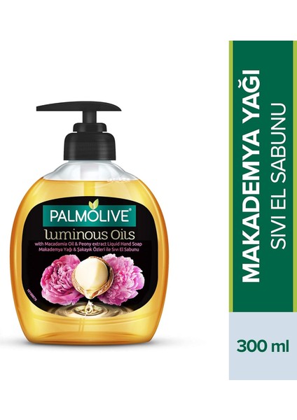 Luminous Oils Makademya Yağı & Şakayık Özleri Sıvı El Sabunu (300 Ml)