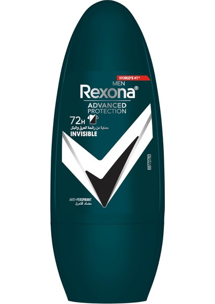 Üstün Koruma Erkek Roll On Deodorant Invisible 72 Saat Kesintisiz Koruma 50 ml