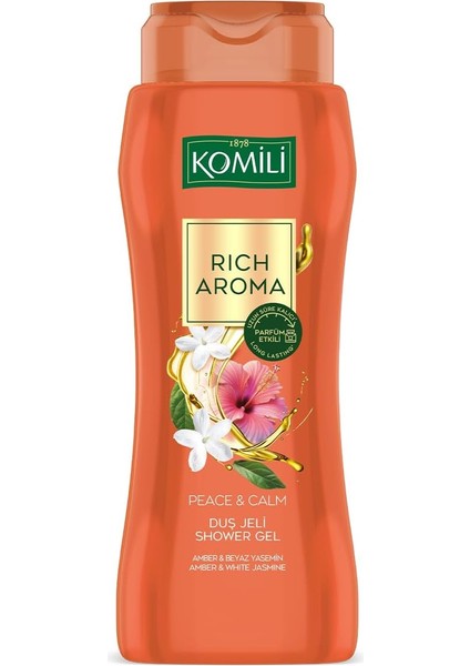 1878 Rich Aroma Peace&calm Kalıcı Parfüm Etkili Duş Jeli 500 ml