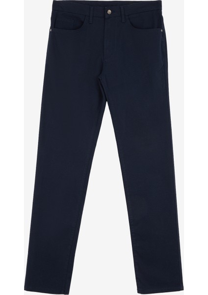 Normal Bel Slim Fit Lacivert Erkek Pantolon ACE012510183_PANTOLON 5 Cep